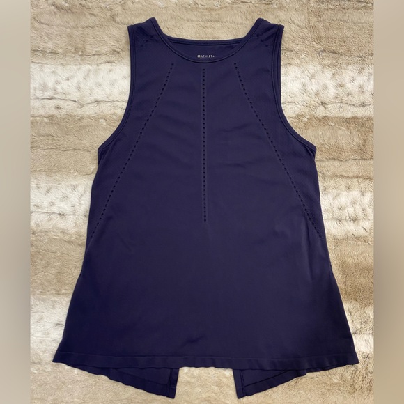Athleta Foothill Seamless Tank Size XS Color Navy - Picture 4 of 10